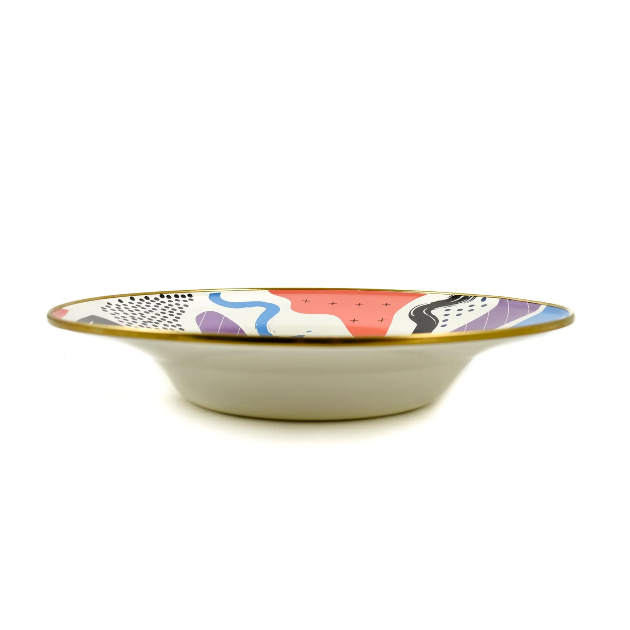 Sale Abstract Enamel Large Serving Dish, 30cm Middle Eastern Ingredients|Plates