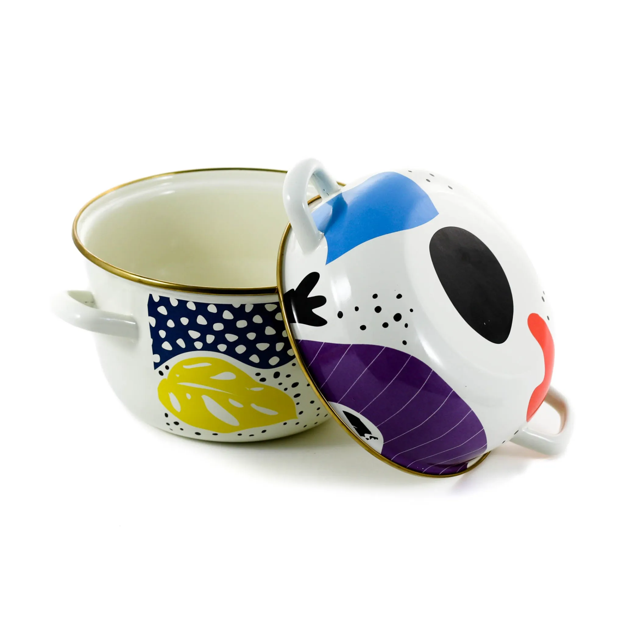 Sale Abstract Enamel Mussel Pot Serveware|Tableware Brands