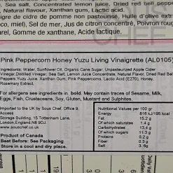 Clearance Honey & Yuzu Living Vinaigrette, 300ml Ingredients Brands|Oil, Vinegar & Dressings