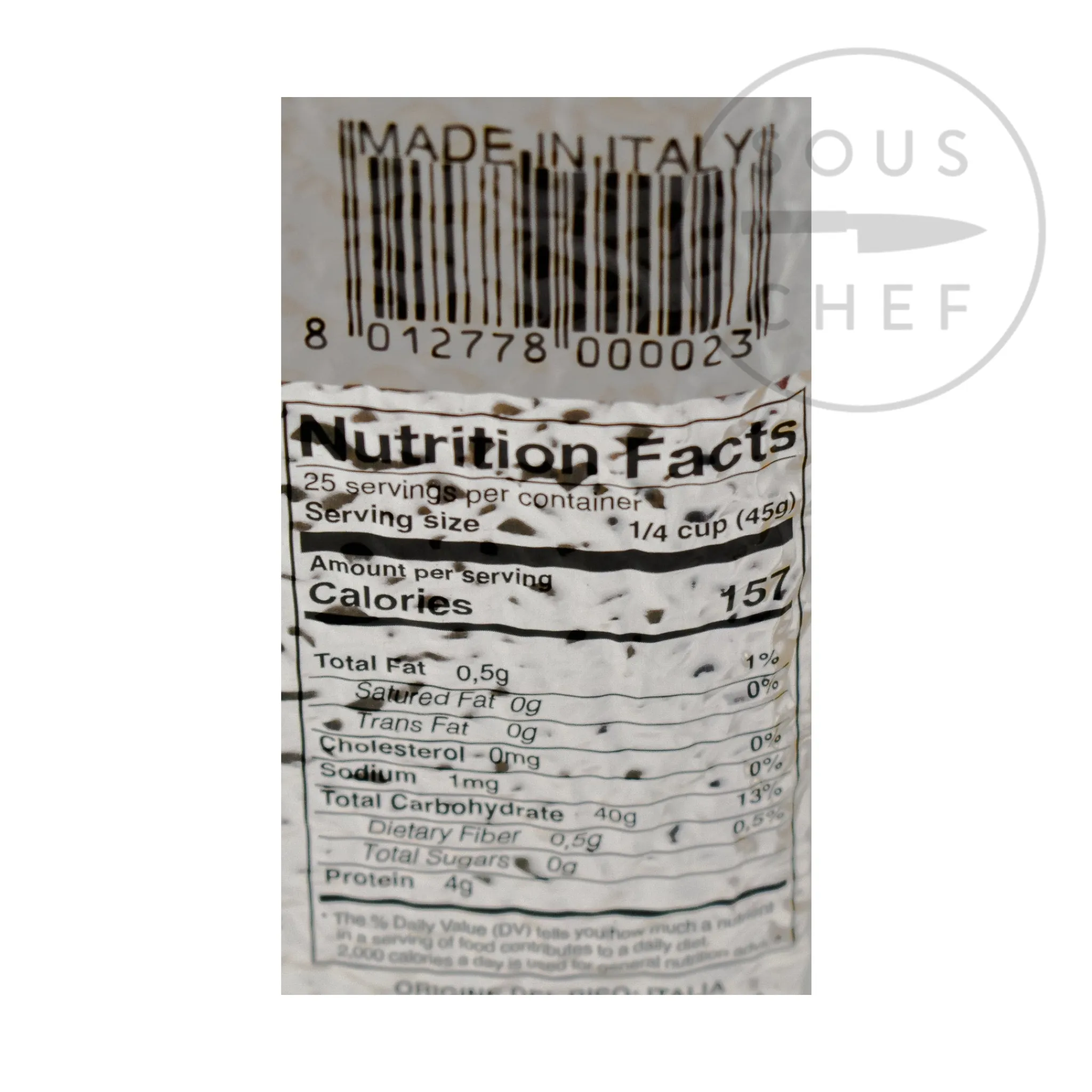 Hot Aged Carnaroli Rice, 2.5kg Italian Ingredients|Pasta, Rice & Beans