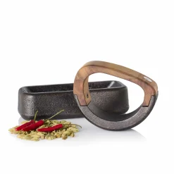 New AdHoc Rocca Cast Iron Rocking Mortar Kitchen Tools & Utensils