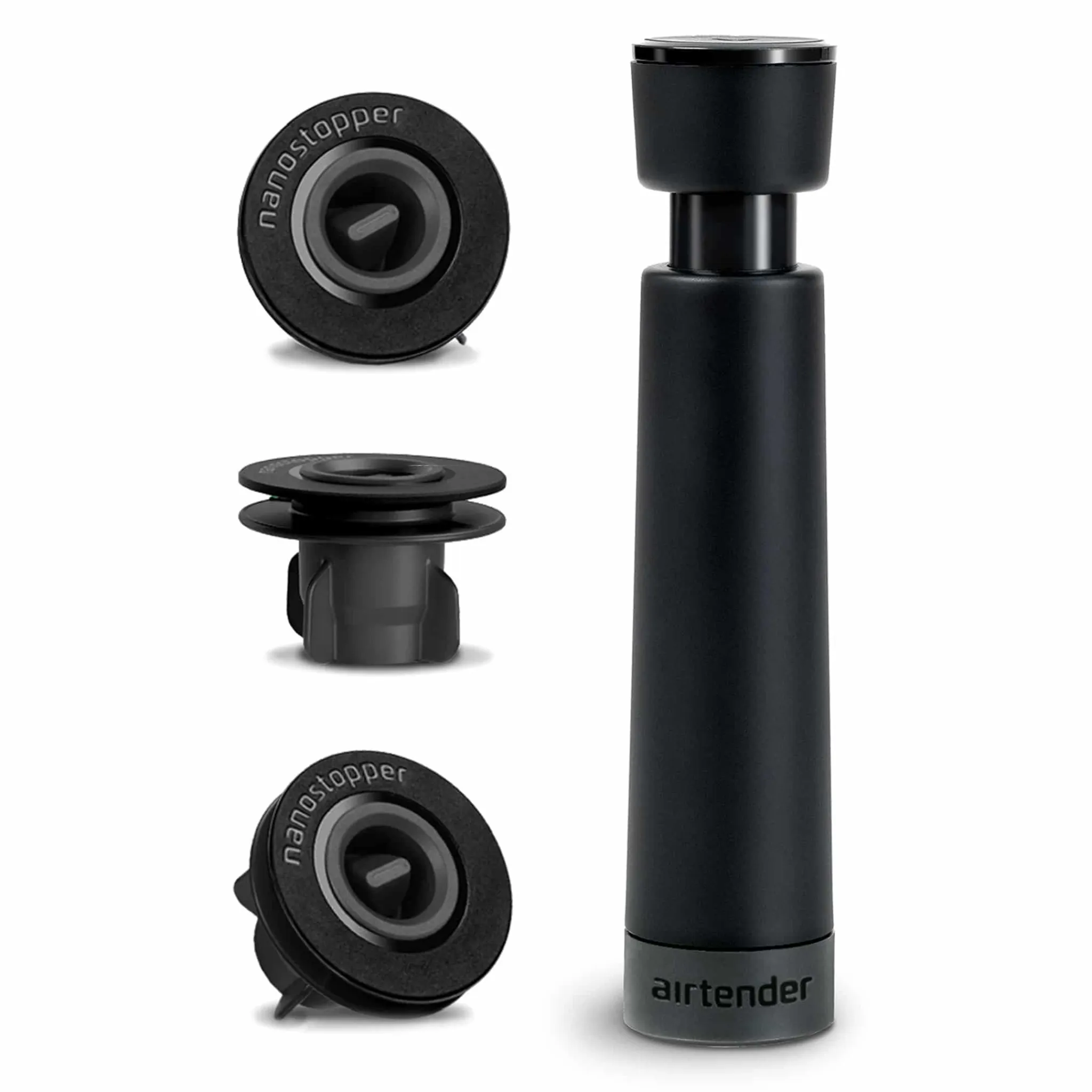 Outlet Wine Saver Set with 3 Stoppers Tableware Brands|Food Storage & Containers