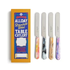 Outlet Set of 4 Pick N Mix Table Knives, 11.5cm Cutlery|Tableware Brands