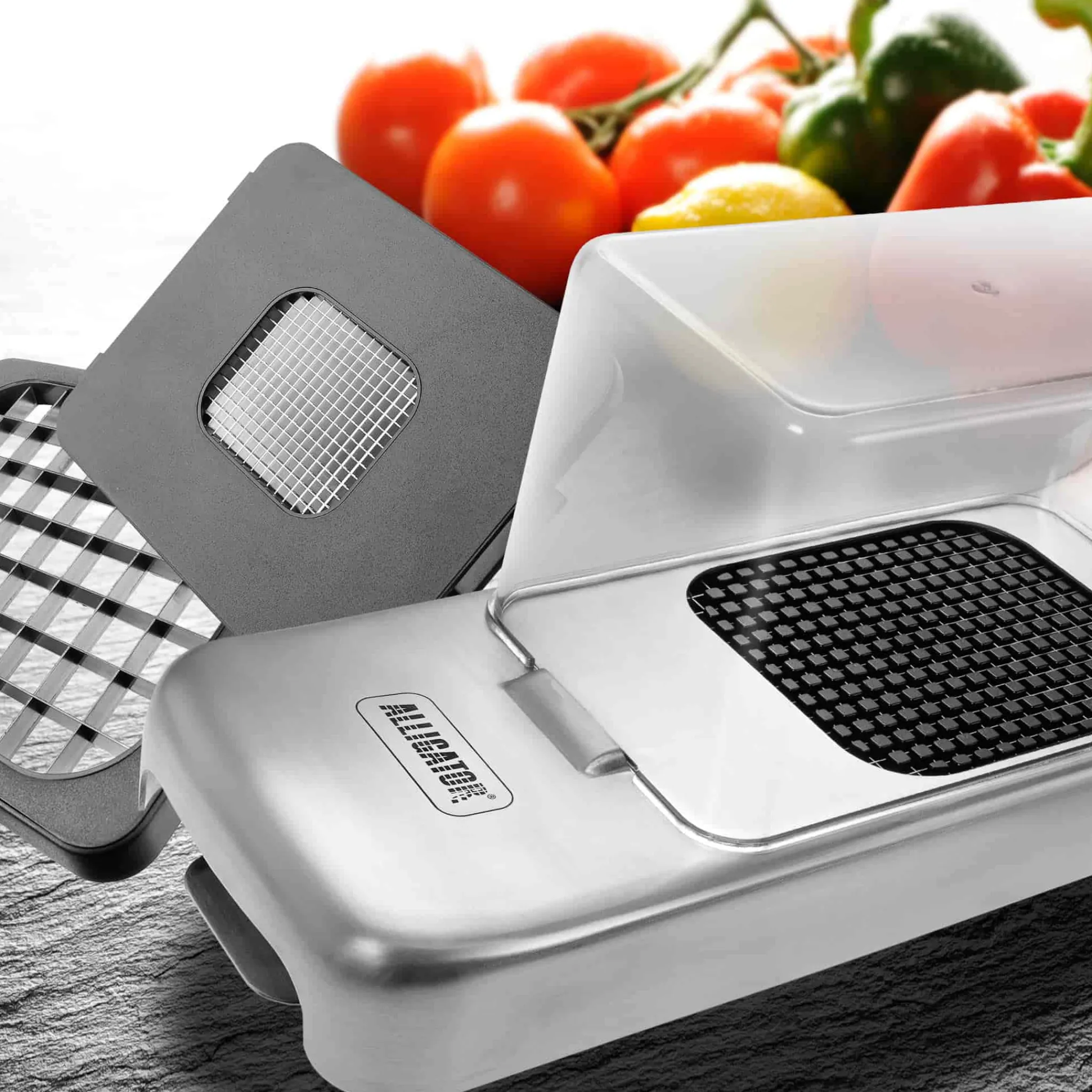 Online Alligator 3-in-1 Stainless Steel Chopper With Collector Kitchen Tools & Utensils