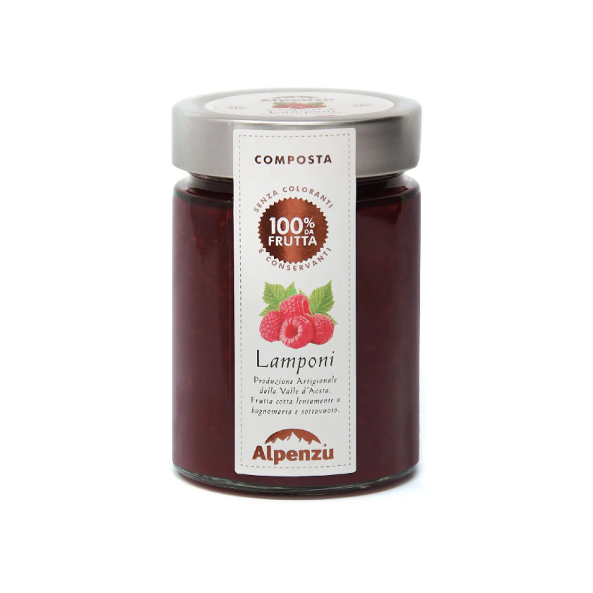 Discount Raspberry Preserve 100% Fruit Jam, 350g Ingredients Brands|Italian Ingredients