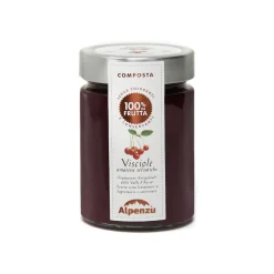 Hot Sour Cherry Preserve 100% Fruit Jam, 350g Ingredients Brands|Italian Ingredients
