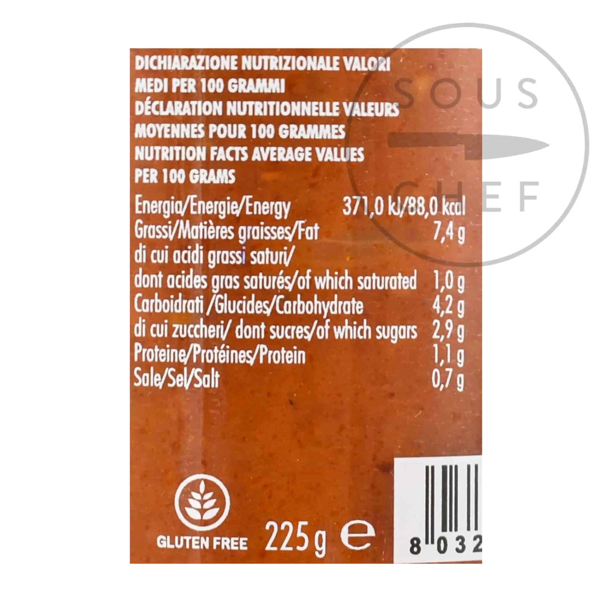 Discount Vegetable Pasta Sauce, 225g Ingredients Brands|Italian Ingredients