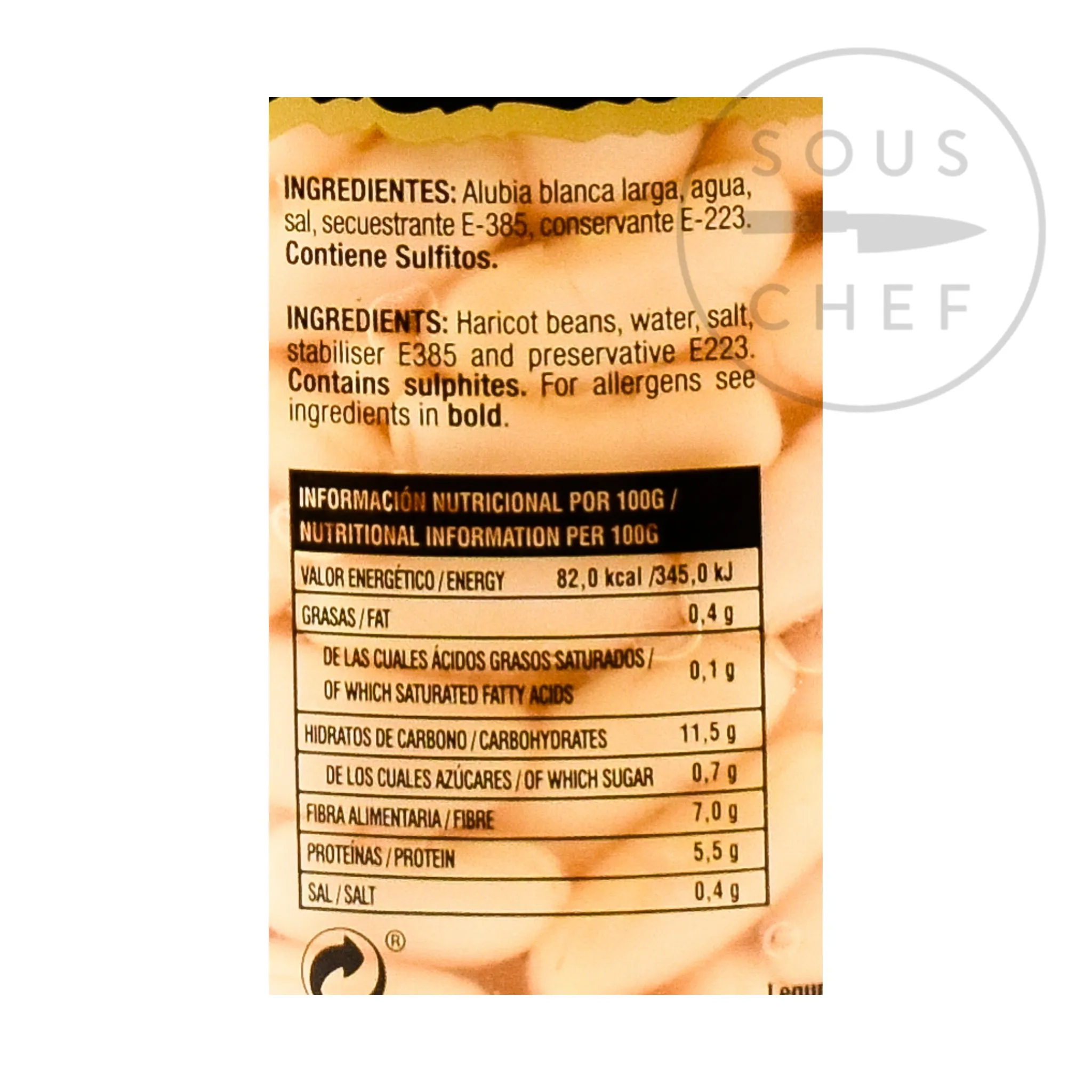 Online Alubia Blanca - Cooked Haricot Beans, 700g Ingredients Brands|Spanish Ingredients