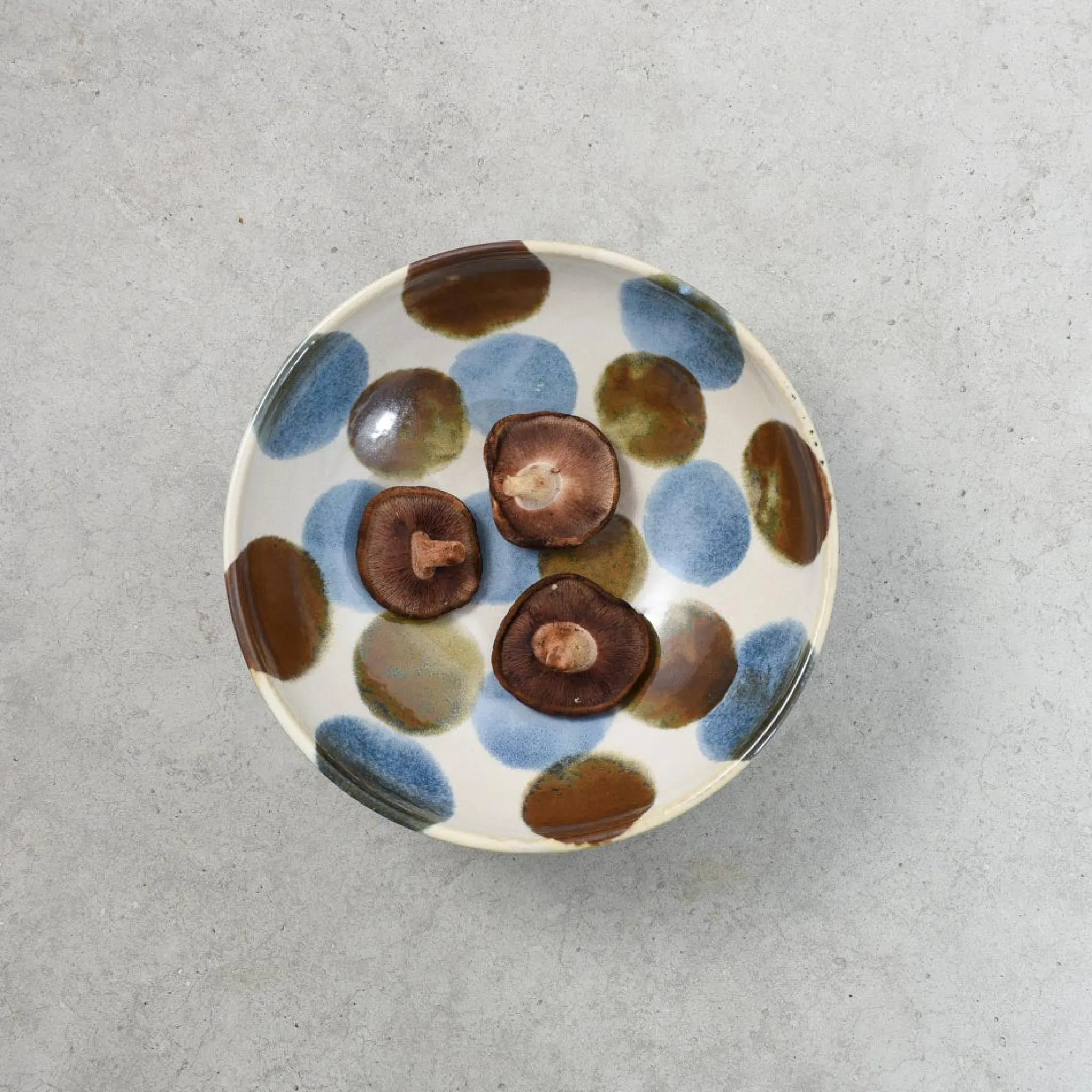 Discount Amatsubu Shallow Bowl, Blue, 24.5cm dia Tableware Brands|Japanese Ingredients