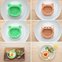 Discount Animal Rice Mould Set for Curry Japanese Ingredients|Japanese Tableware