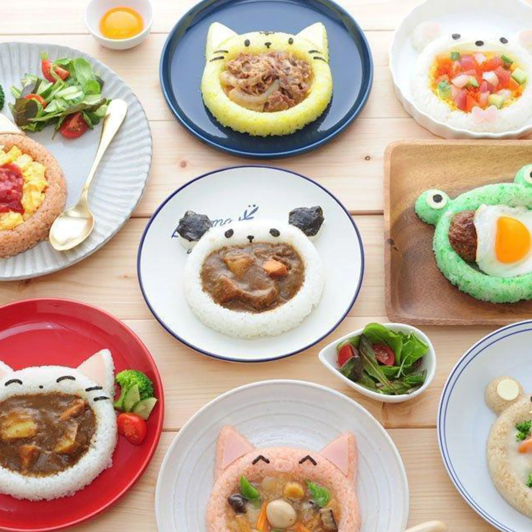 Discount Animal Rice Mould Set for Curry Japanese Ingredients|Japanese Tableware