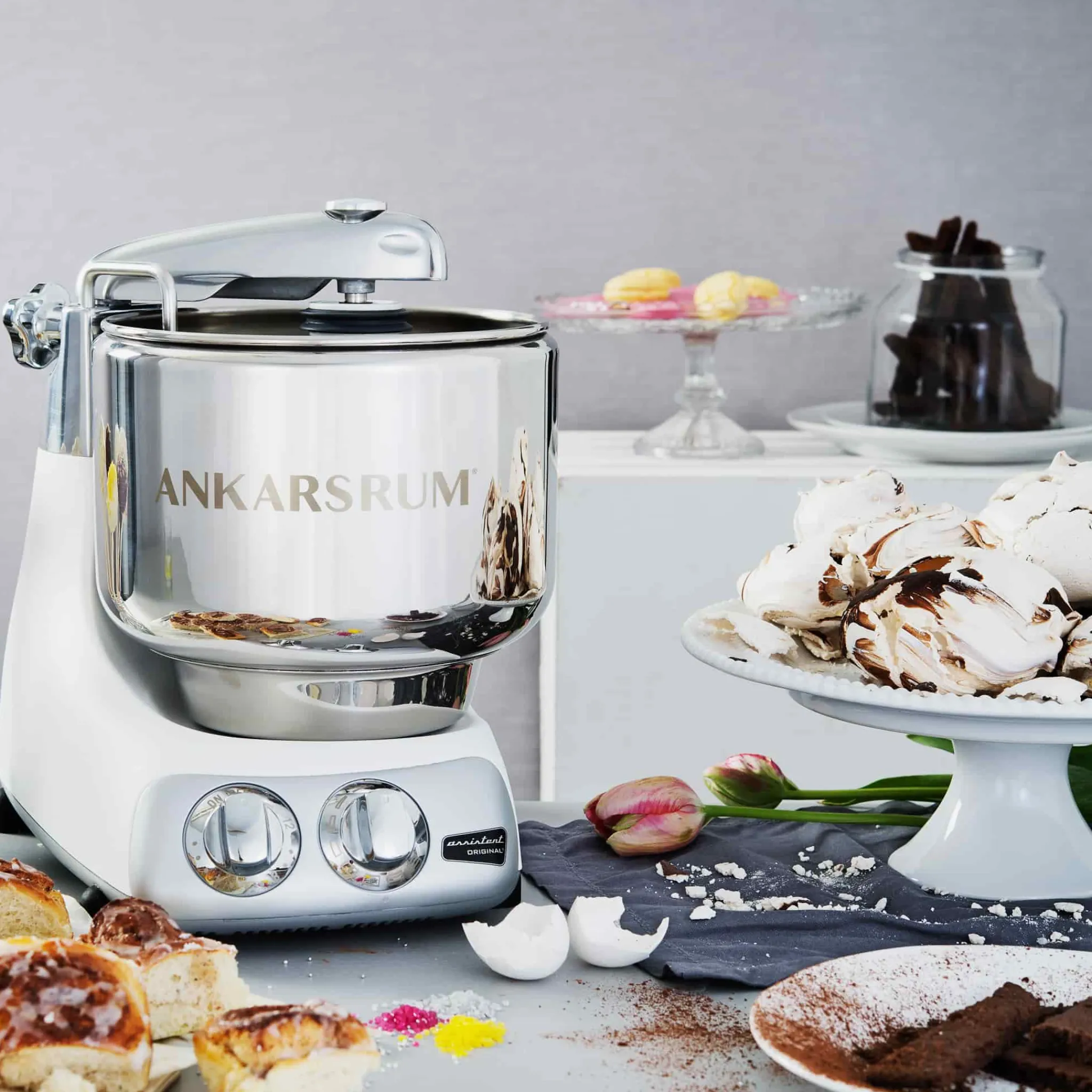 Online Assistent Original Stand Mixer, Mineral White Kitchen Electricals