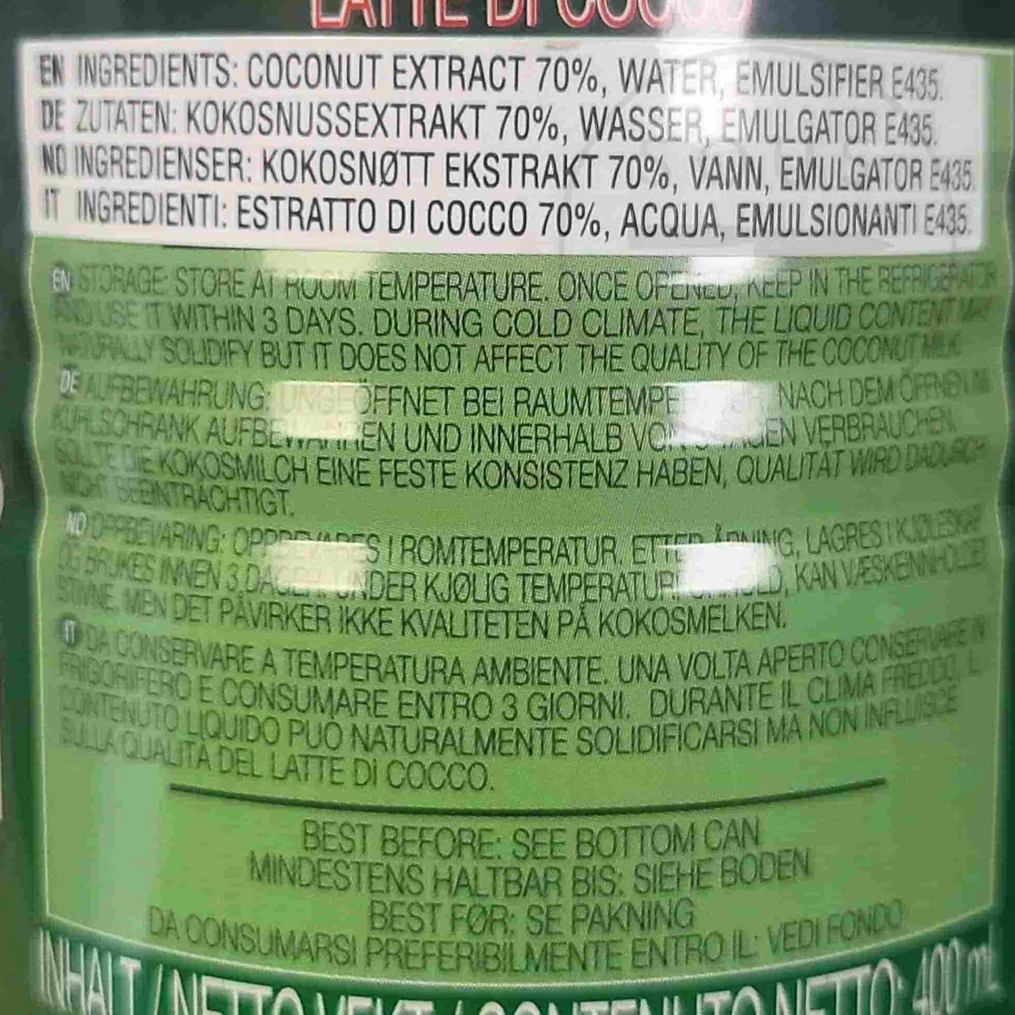Discount Coconut Milk, 400ml Southeast Asian Ingredients|Sauces & Condiments
