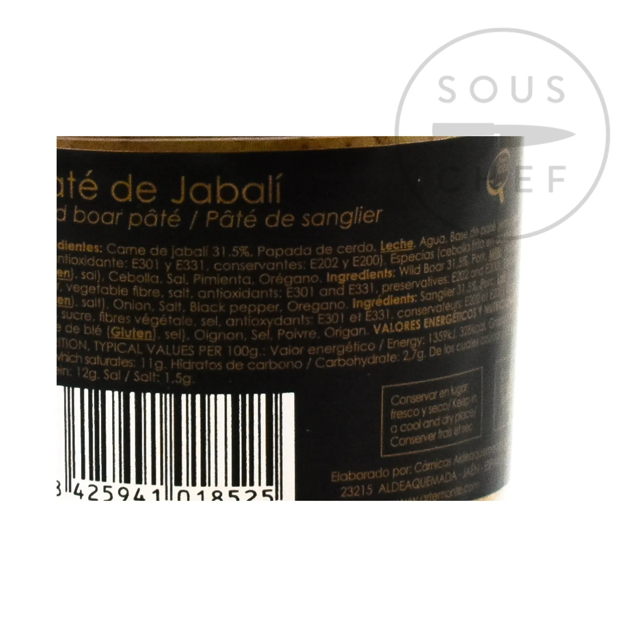Clearance Wild Boar Pate, 100g Ingredients Brands|Spanish Ingredients