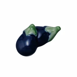Aubergine Ceramic Chopstick Rest, 5cm Tableware Brands|Japanese Ingredients