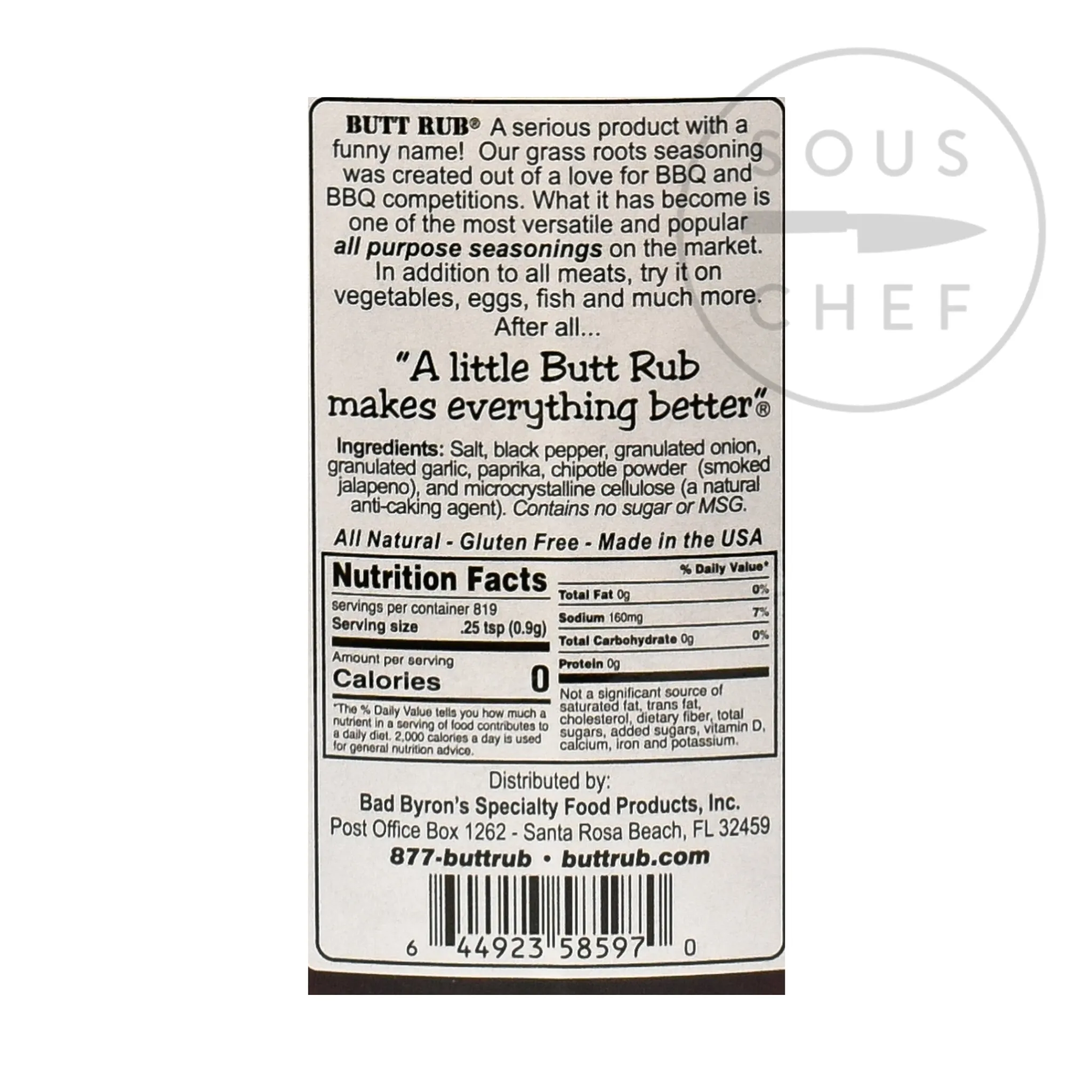 Clearance 's Butt Rub American Ingredients|Herbs & Spices