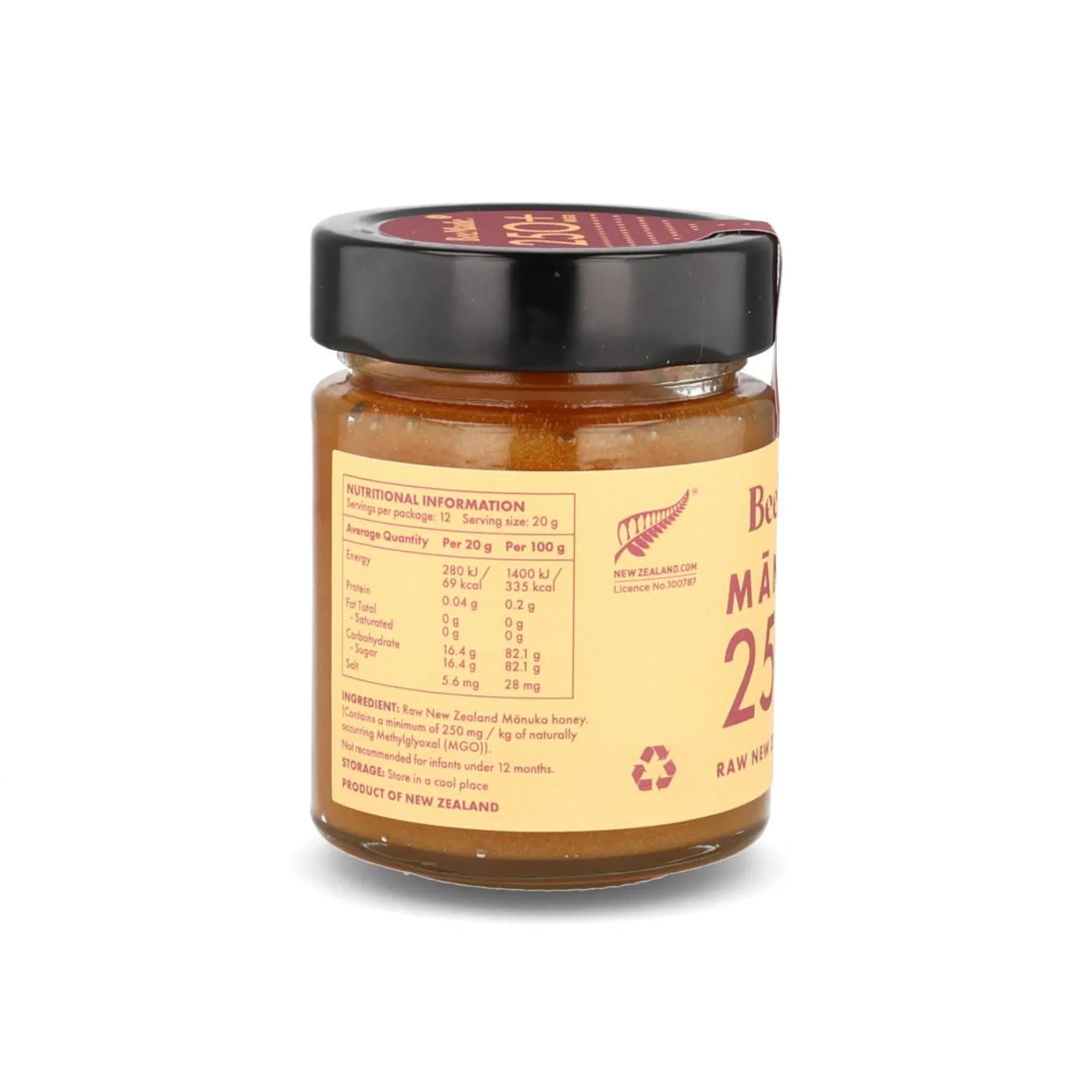 New Manuka MGO 250+ Honey, 250g Ingredients Brands|Jam, Honey & Spreads