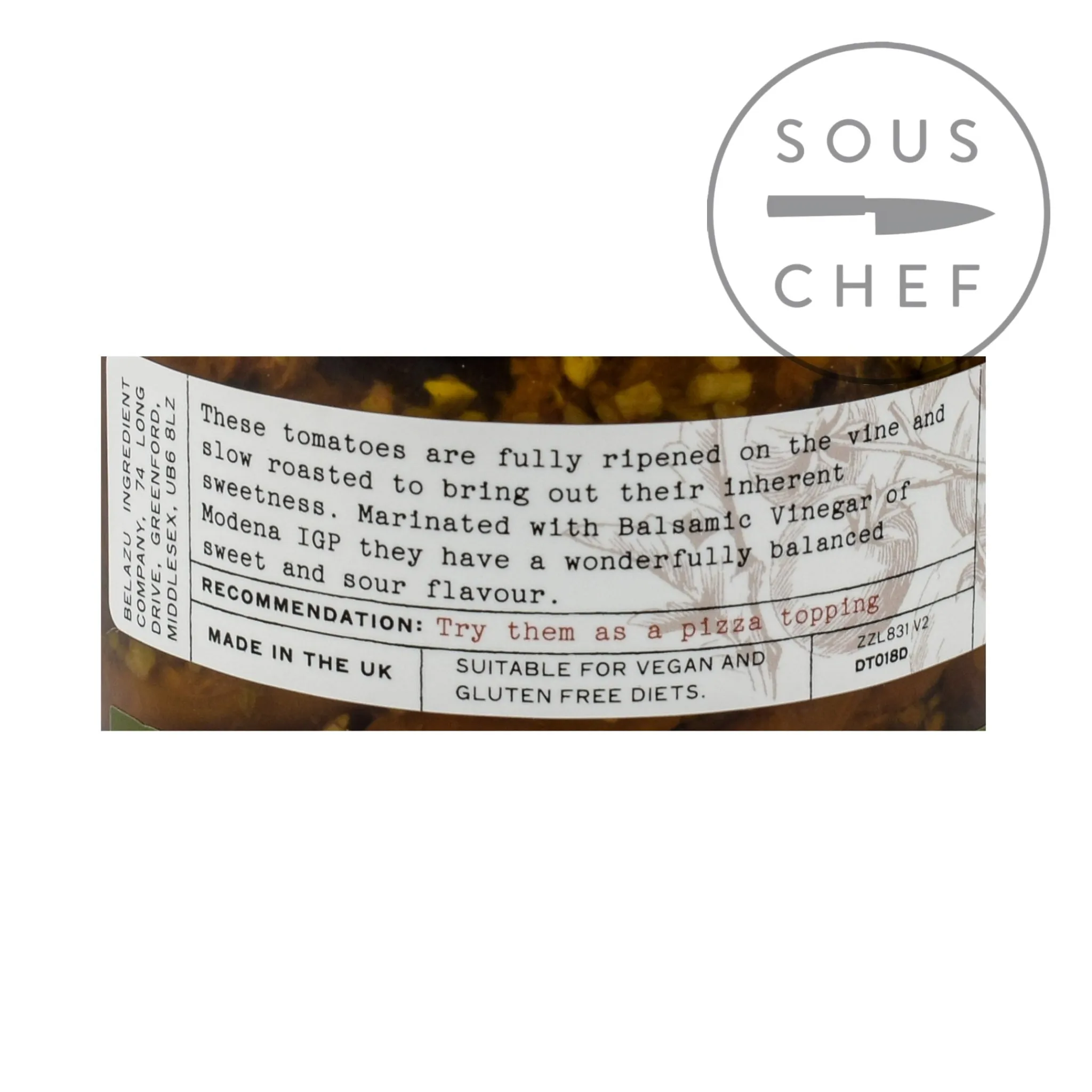 New Balsamic Tomatoes, 280g Italian Ingredients|Vegetables