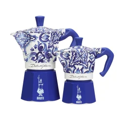 Discount x Dolce & Gabbana Blue Moka Express Coffee Maker Italian Ingredients|Tableware Brands