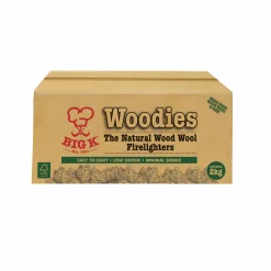 Clearance Woodies Natural Wood Wool Firelighters, 2kg Bbq & Smoking