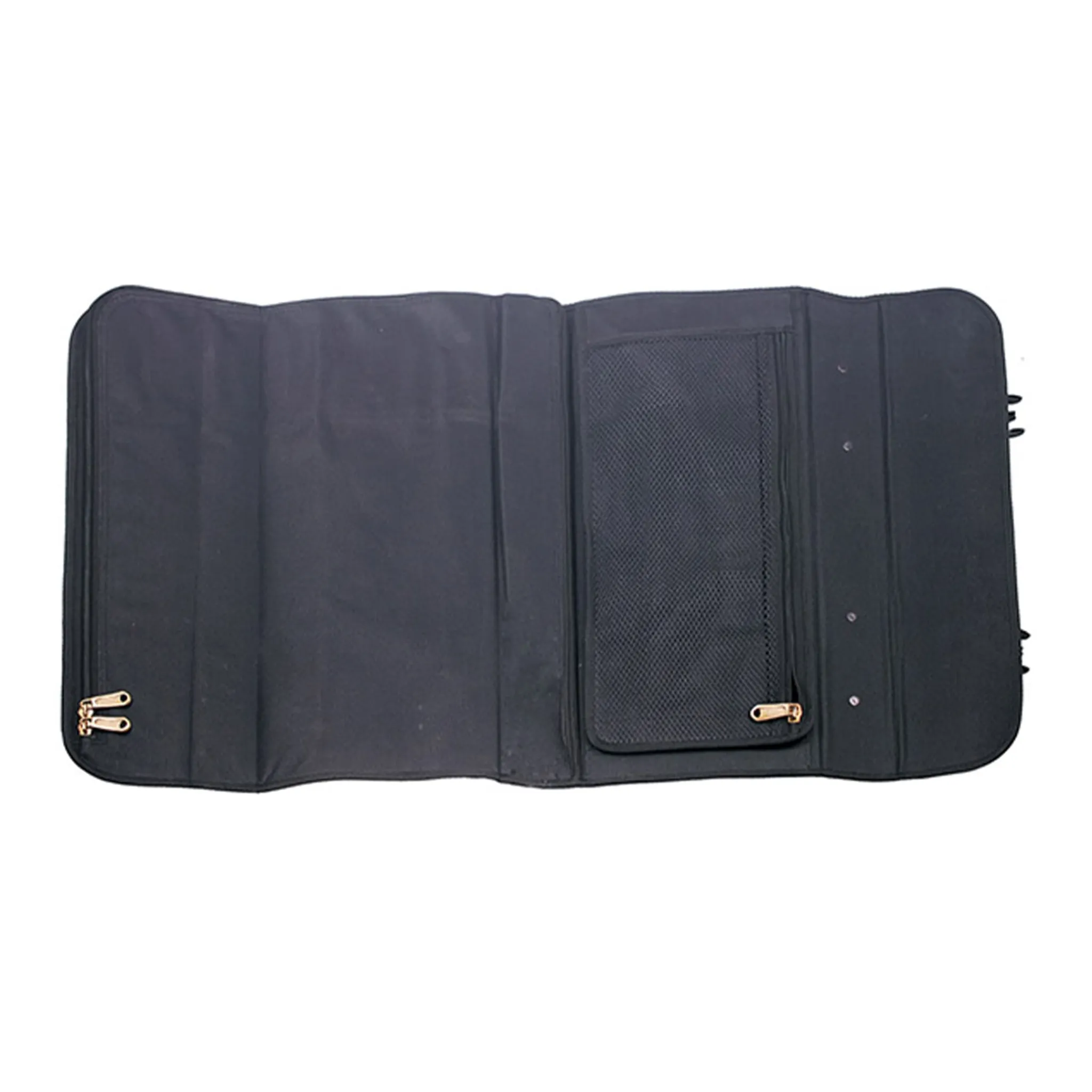 Black Buffalo Leather Knife Bag, 11 Slots Kitchen Knives