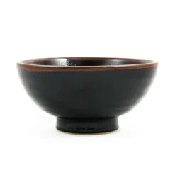 Outlet Black Stoneware Ramen Bowl, 19.7cm Japanese Ingredients|Japanese Tableware