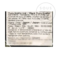 New Black Yuzu Kosho, 50g Ingredients Brands|Japanese Ingredients