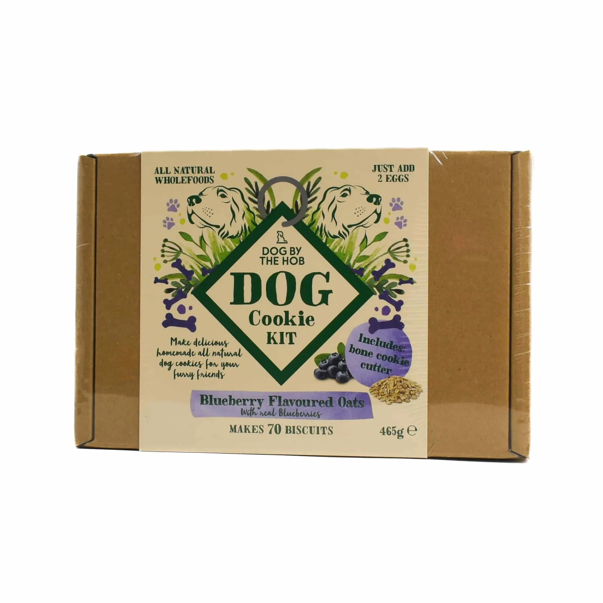 Hot Blueberry & Oat Dog Biscuit Kit, 465g Tableware Brands