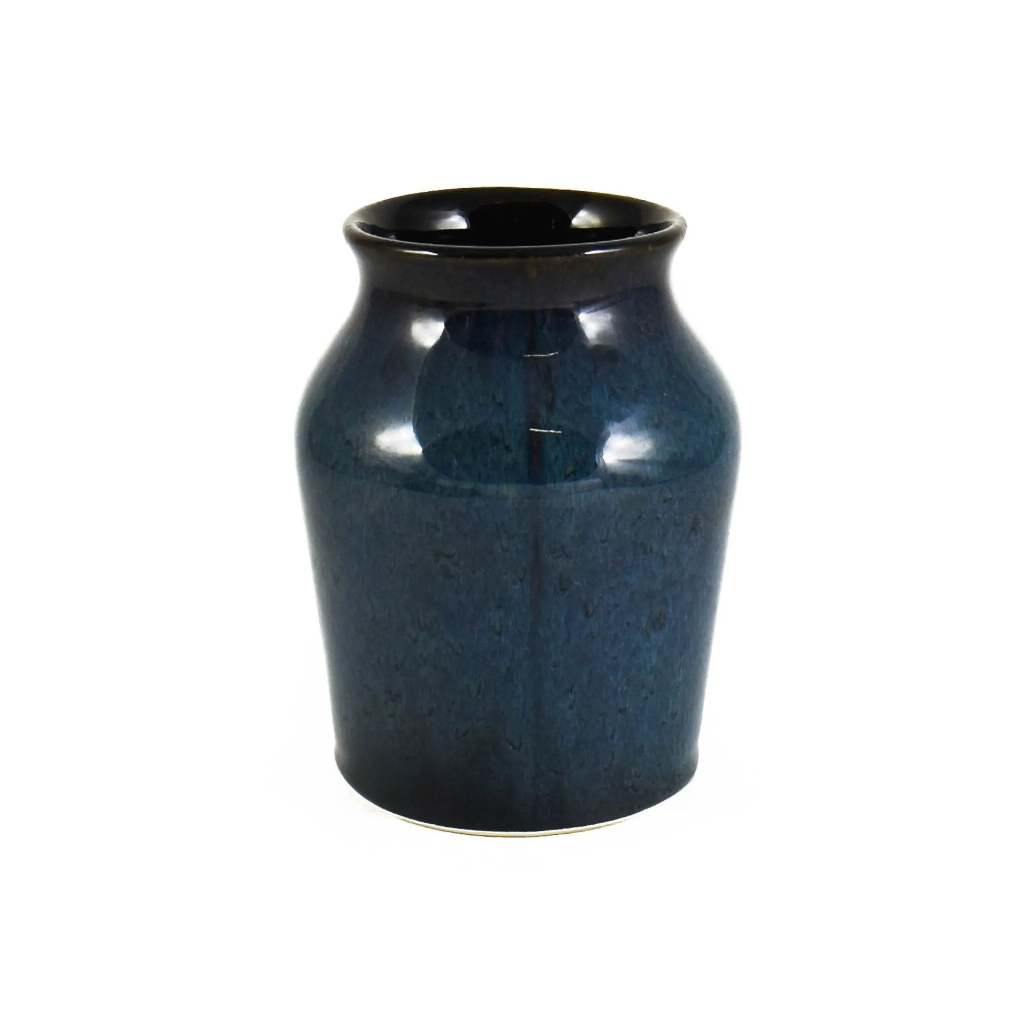 Sale Blue Glaze Salt Pot with Cork Lid Tableware Brands