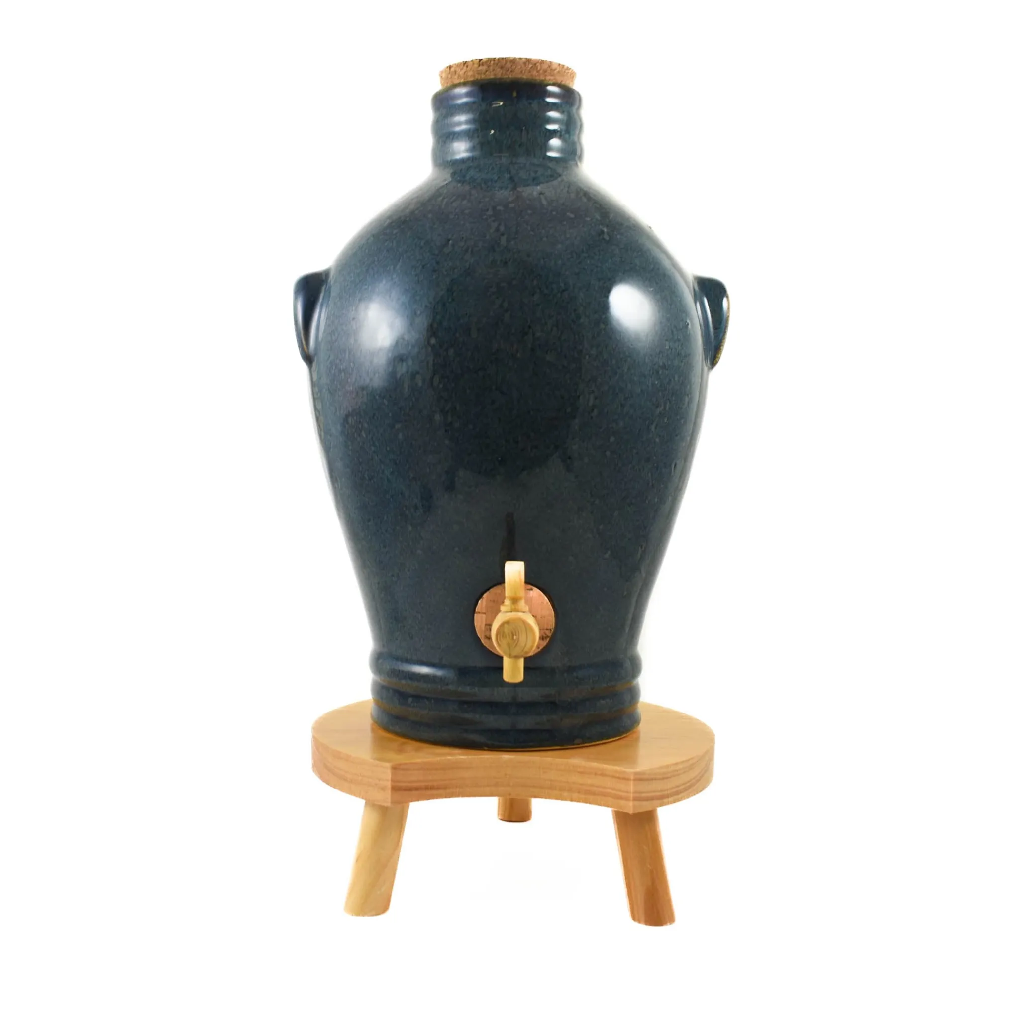 Outlet Blue Glaze Vinaigrier, 3L Pickling, Preserving & Fermenting Jars