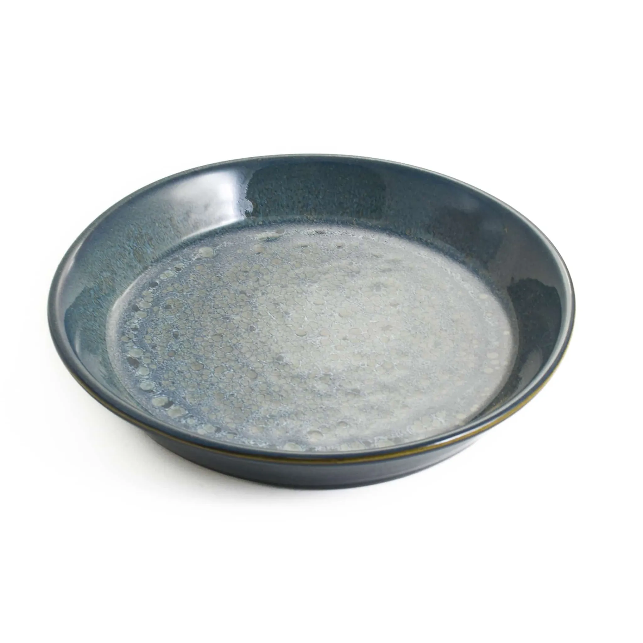 Sale Blue Glaze Wide Shallow Bowl Crockery & Dinnerware|Bowls