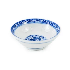 Outlet Blue Rice Pattern Sauce Dish, 7 cm Tableware Brands|Chinese Ingredients