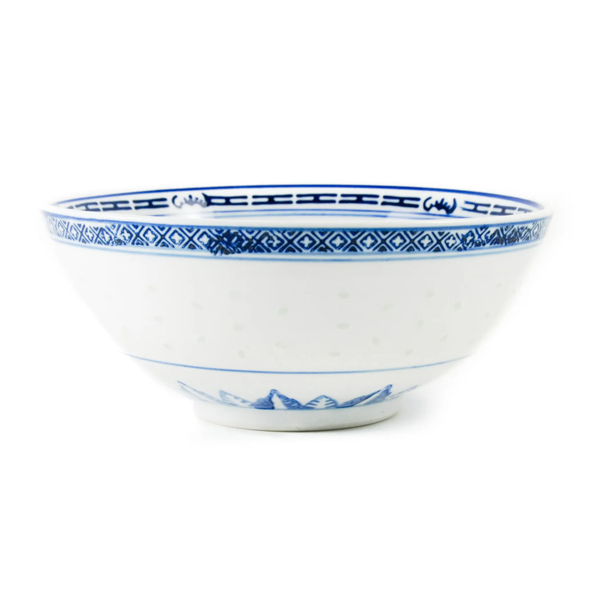 Best Blue Rice Pattern Serving Bowl, 20.3cm Chinese Ingredients|Crockery & Dinnerware