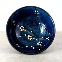 Online Blue Sakura Ramen Bowl, 21cm Japanese Ingredients|Japanese Tableware