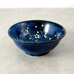 Online Blue Sakura Ramen Bowl, 21cm Japanese Ingredients|Japanese Tableware