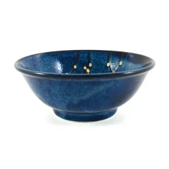 Hot Blue Sakura Ramen Bowl Set Japanese Ingredients|Crockery & Dinnerware