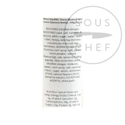 Sale 'Honey Mustard' BBQ Sauce, 595g Ingredients Brands|American Ingredients