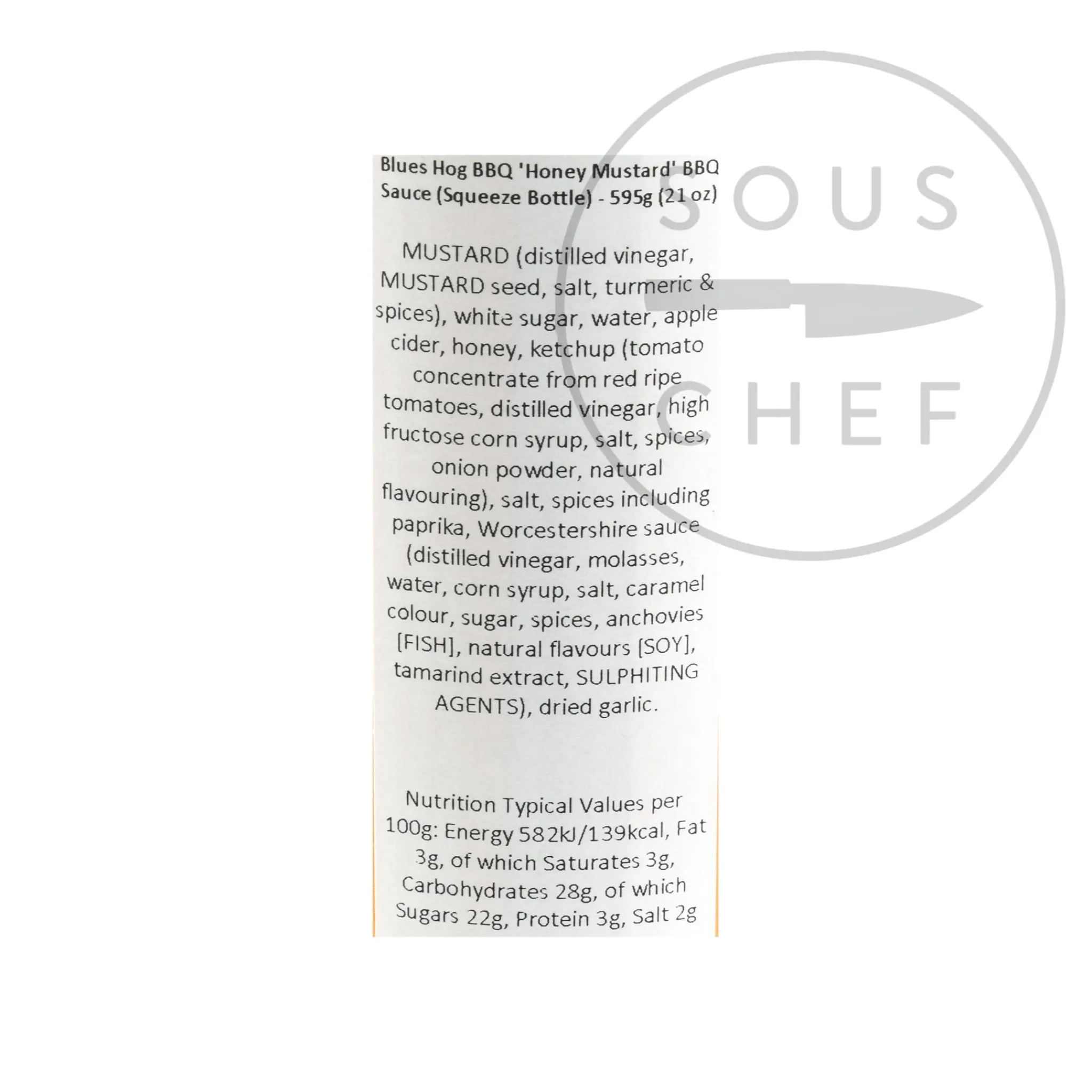 Sale 'Honey Mustard' BBQ Sauce, 595g Ingredients Brands|American Ingredients