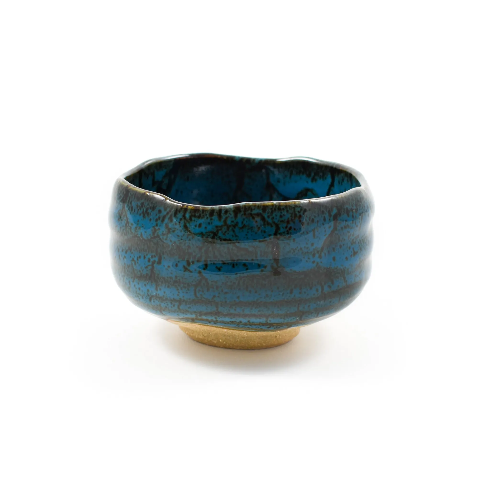 New Blue Storm Matcha Bowl, 11.7cm Japanese Ingredients|Japanese Tableware