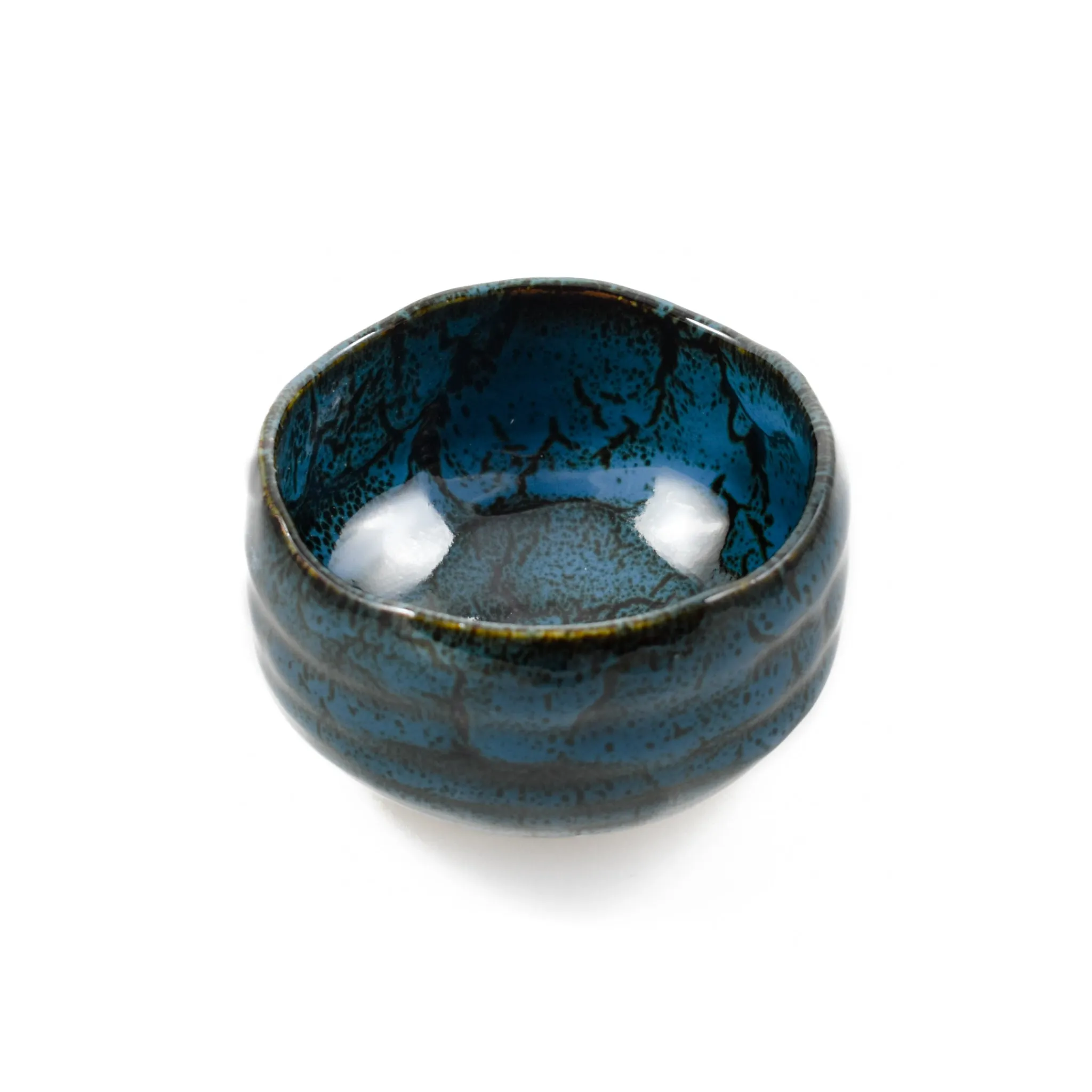 New Blue Storm Matcha Bowl, 11.7cm Japanese Ingredients|Japanese Tableware