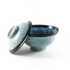 Hot Blue Wave Covered Bowl, 15.7cm Tableware Brands|Japanese Ingredients