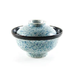 Hot Blue Wave Covered Bowl, 15.7cm Tableware Brands|Japanese Ingredients