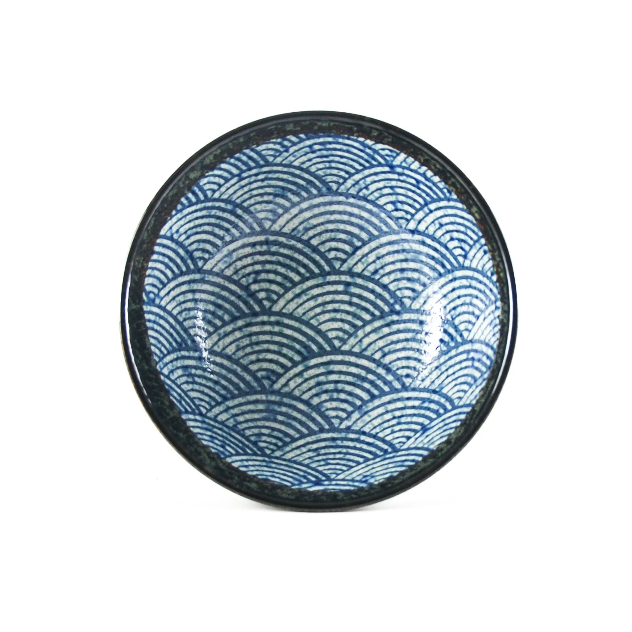 Hot Blue Wave Noodle Bowl, 16.8cm Tableware Brands|Japanese Ingredients