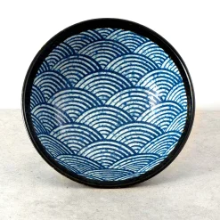 New Blue Wave Ramen Bowl, 21cm Japanese Ingredients|Japanese Tableware