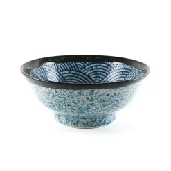New Blue Wave Ramen Bowl, 21cm Japanese Ingredients|Japanese Tableware