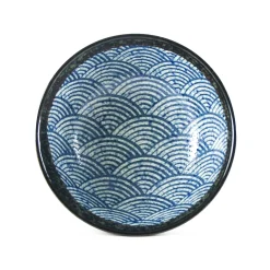 New Blue Wave Ramen Bowl, 21cm Japanese Ingredients|Japanese Tableware