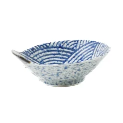 Hot Blue Wave Tonsui Bowl, 13cm Japanese Ingredients|Japanese Tableware