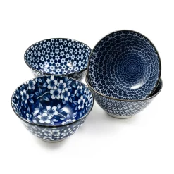 Blue & White Rice Bowl Boxed Gift Set Tableware Brands|Japanese Ingredients