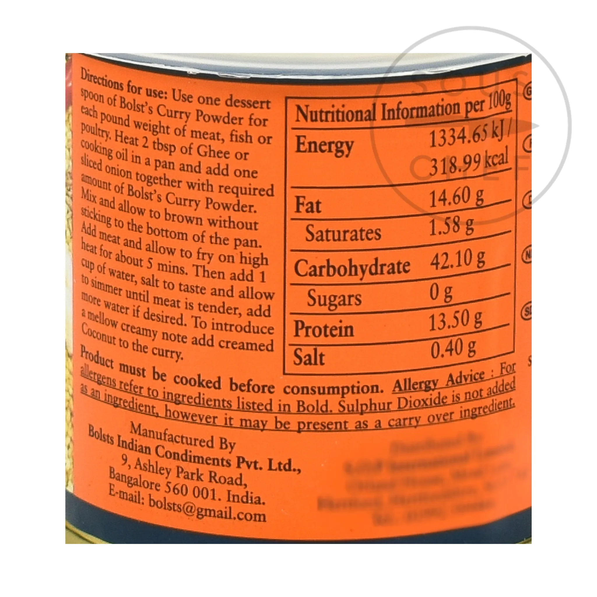 Sale Curry Powder Hot, 100g Ingredients Brands|Indian Ingredients