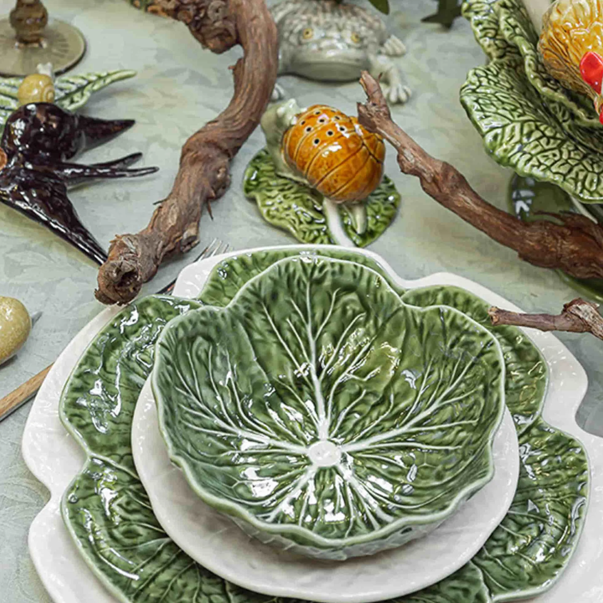 Clearance Cabbage Dinner Plate, 26cm Plates|Crockery & Dinnerware